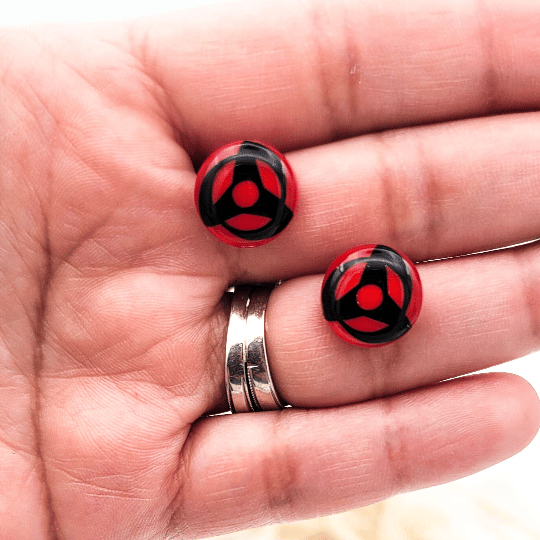 Sharingan earrings hot sale